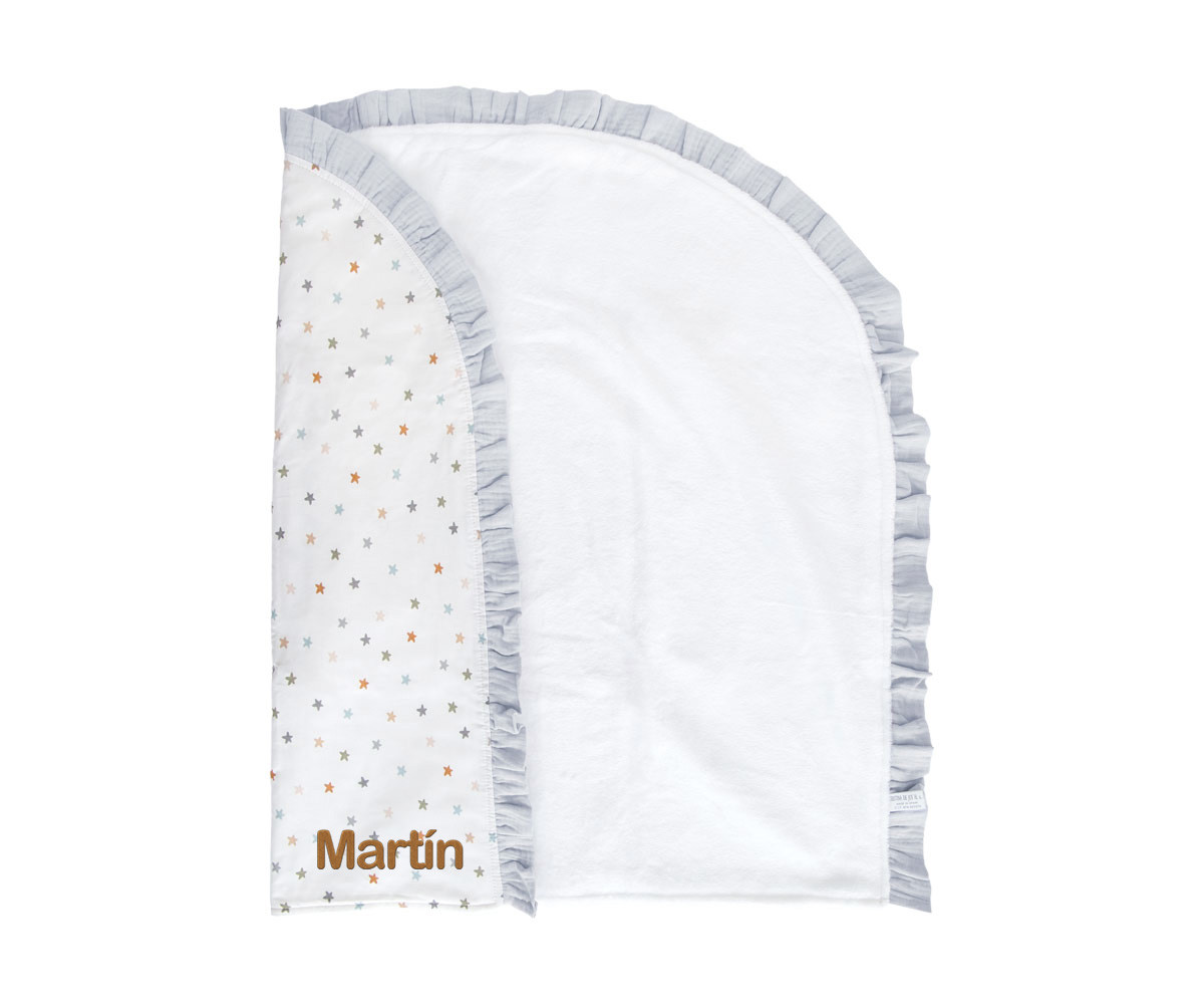 Manta Arrullo Little Stars Blue Personalizable