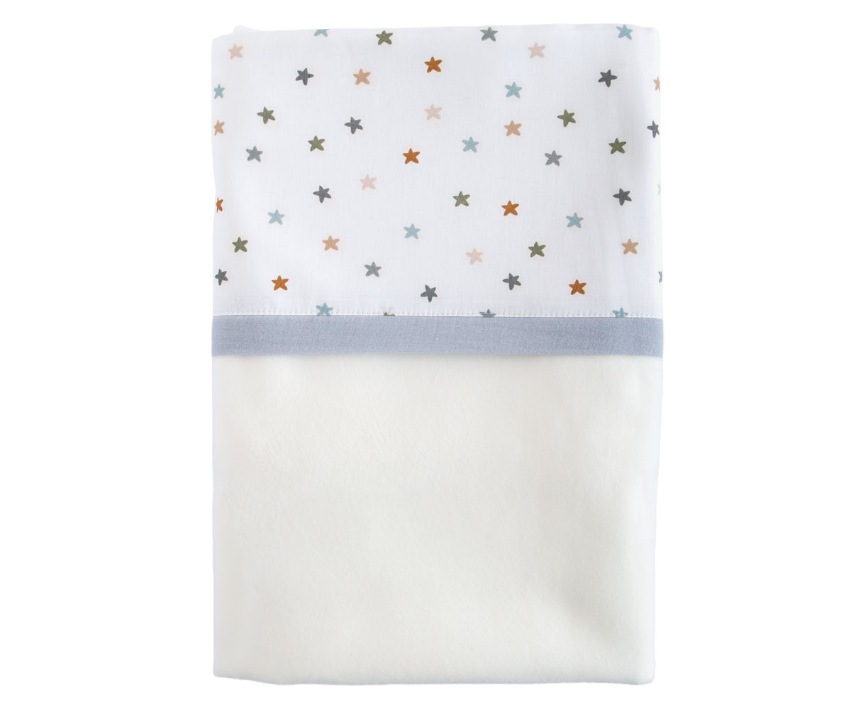 Manta Coralina Little Stars Blue Personalizable