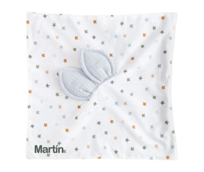 Doudou Little Stars Blue Personalizable