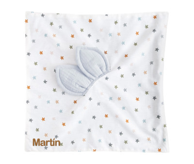 Doudou Little Stars Blue Personalizable