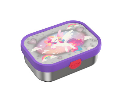 Midi Lunch Box Acciaio Campus Unicorn Glow