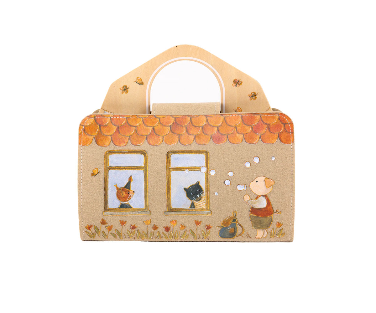 Mini Escuela de Madera Mini Friends