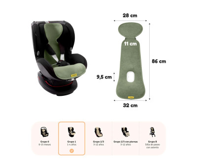 Materassino 3D Air Layer Gruppo 1 Seashell Olive