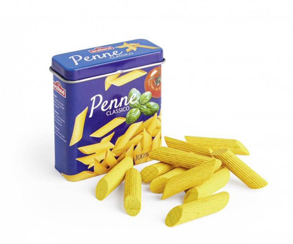 Macarrones de Madera en Lata