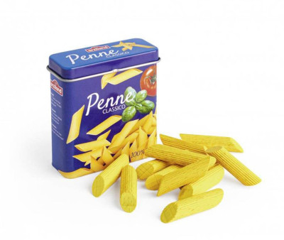 Macarrones de Madera en Lata