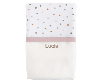 Manta Little Stars Pink Personalizable