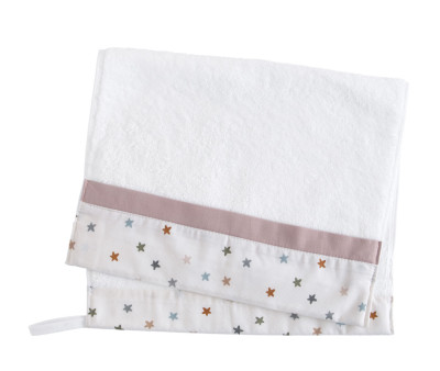 Toalla Guardería Little Stars Pink Personalizable Personalizable