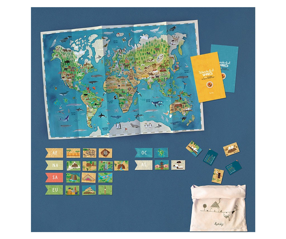 Juego Educativo Geografía y Cultura Learn&Fun Wonderful World