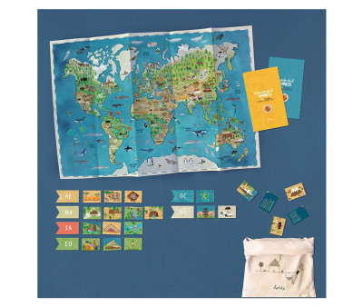 Juego Educativo Geografía y Cultura Learn&Fun Wonderful World