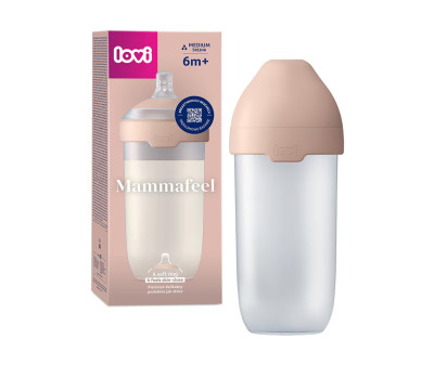 Biberón con Tetina Dinámica LOVI Mammafeel 330 ml
