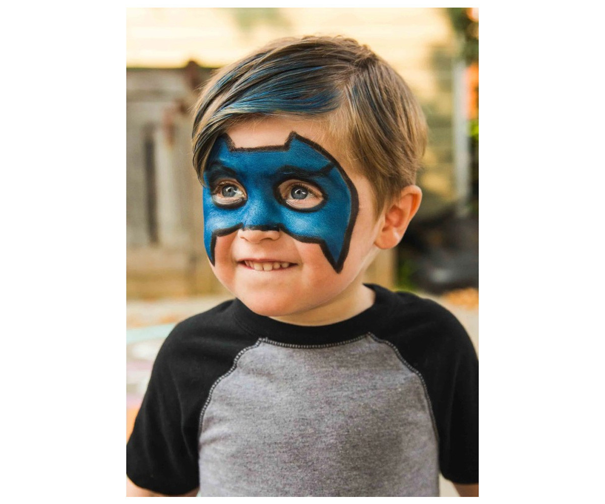Pintura de Cara Azul Oscuro