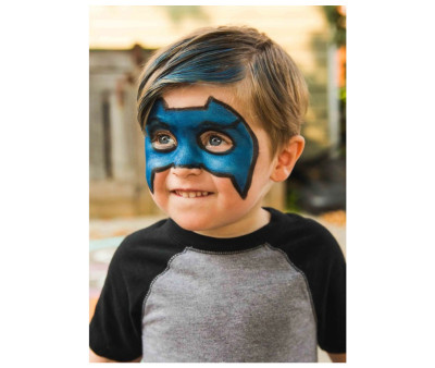 Pintura de Cara Azul Oscuro