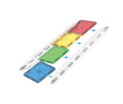 8 Piezas Magnéticas Racers Rail