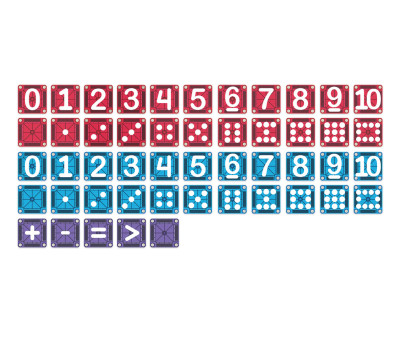 Juego Magnético MicroMAGS Learn Numbers 56 piezas