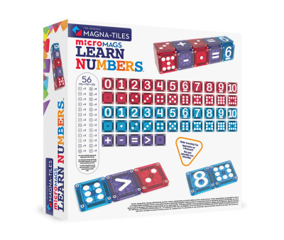 Juego Magnético MicroMAGS Learn Numbers 56 piezas