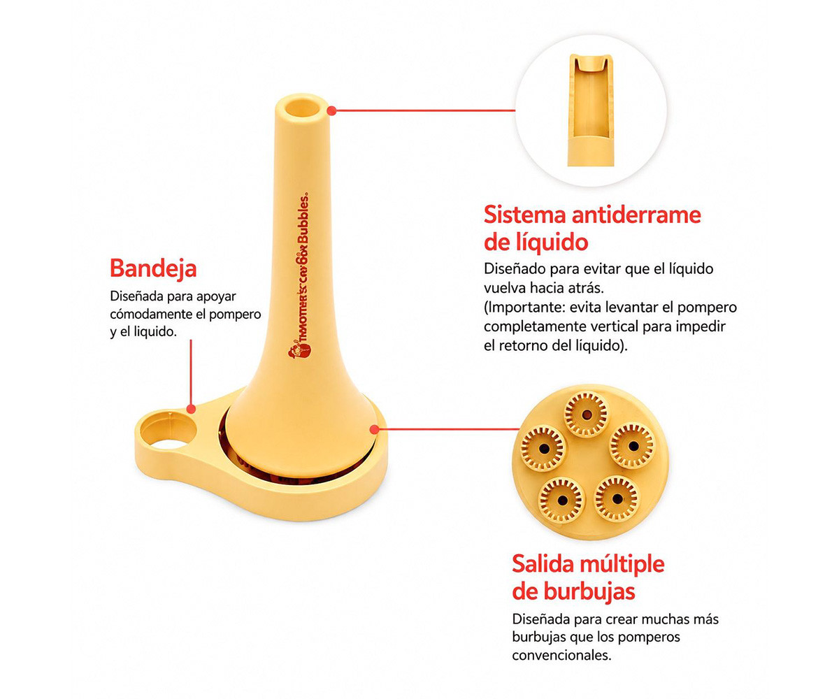 Set Pompero Mother's Corn Touchables Bubbles