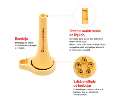 Set Pompero Mother's Corn Touchables Bubbles