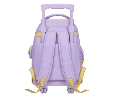 Mochila Escolar Trolley Daisy Lilac
