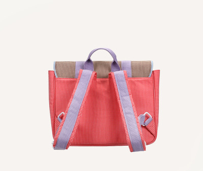 Mochila Escolar Sticky Lemon Gingham Flower Rose