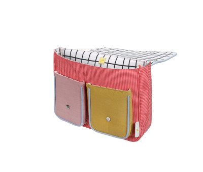 Mochila Escolar Sticky Lemon Gingham Flower Rose