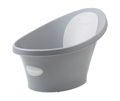 Bañera Shnuggle Gris Respaldo Blanco