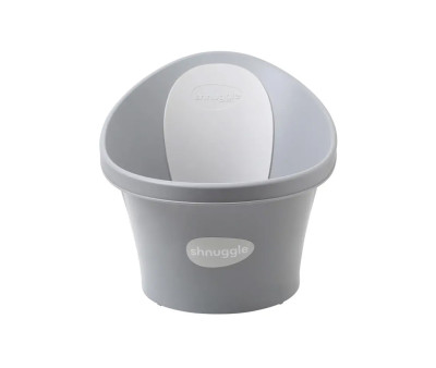 Bañera Shnuggle Gris Respaldo Blanco