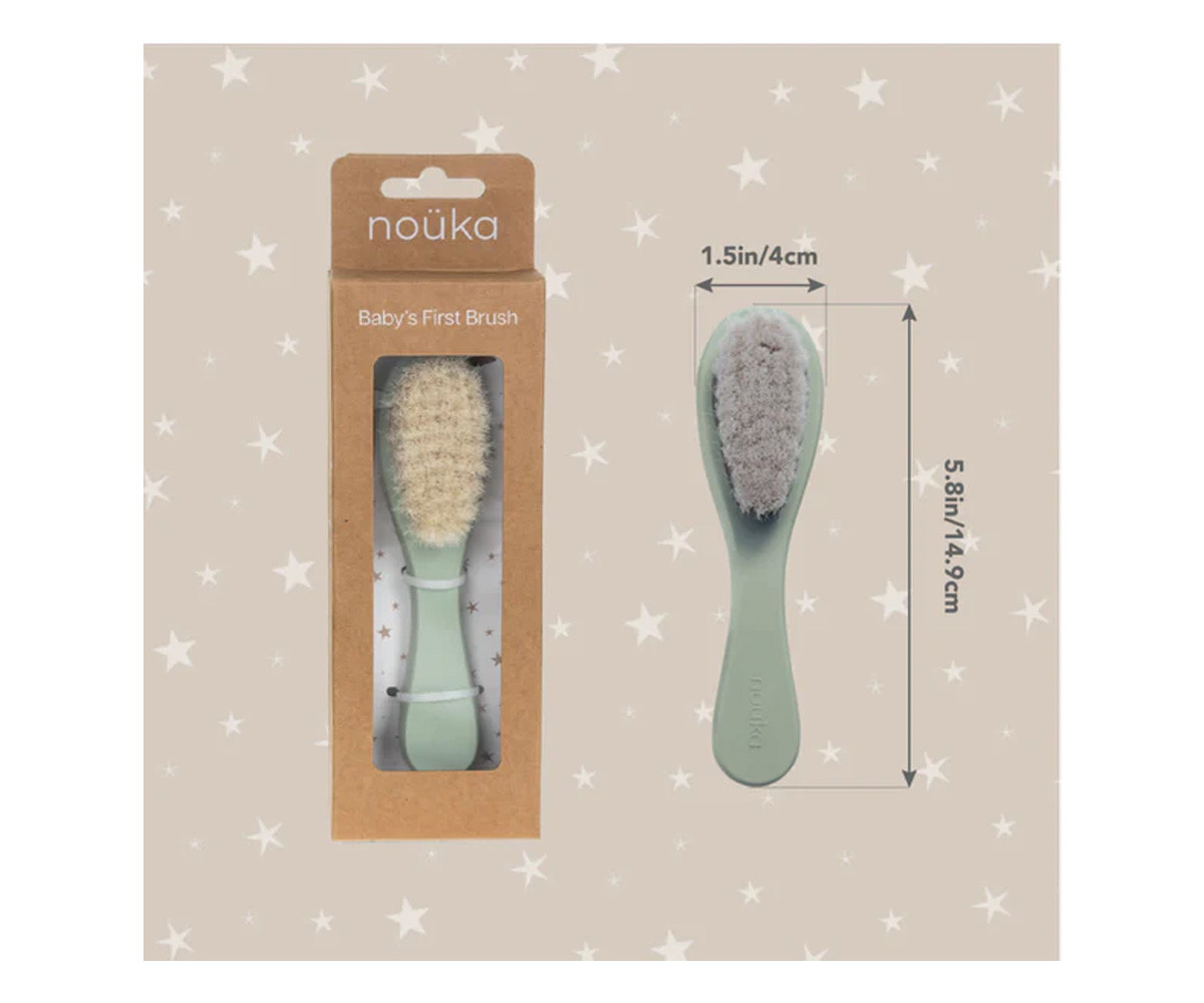 Prima Spazzola per Neonati Soft Blush
