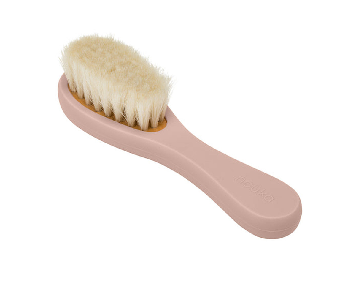 Prima Spazzola per Neonati Soft Blush