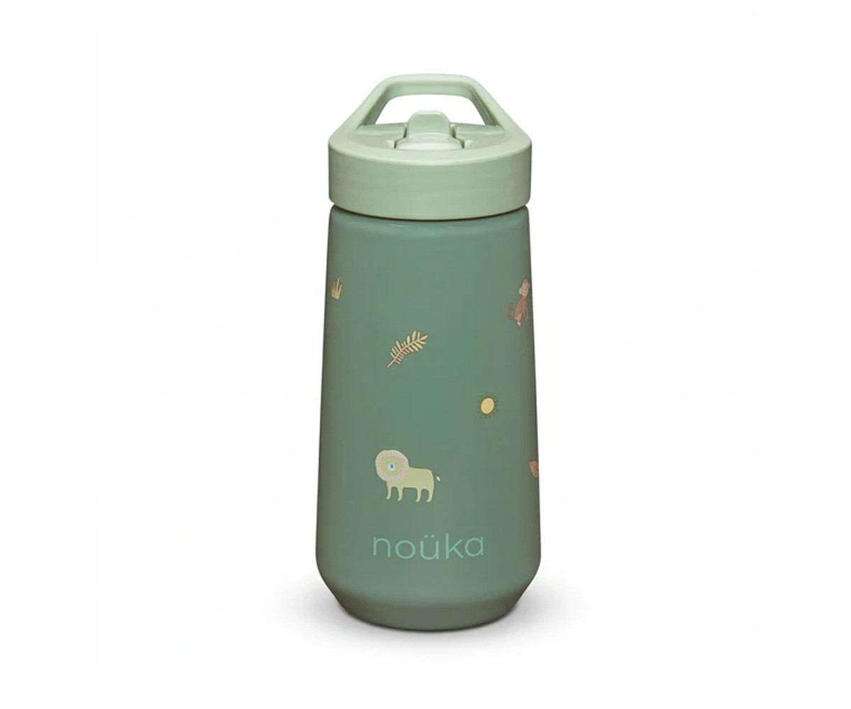 Borraccia Plastica Flip-Top con Cannuccia 400ml Safari