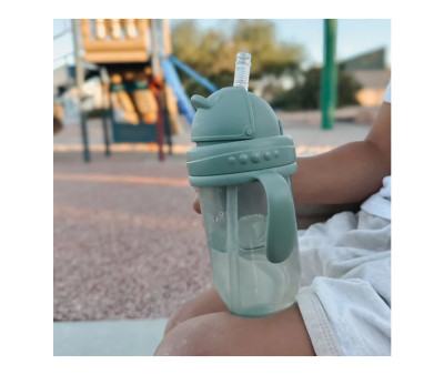 Taza Antiderrame con Pajita Recta 260ml Wave