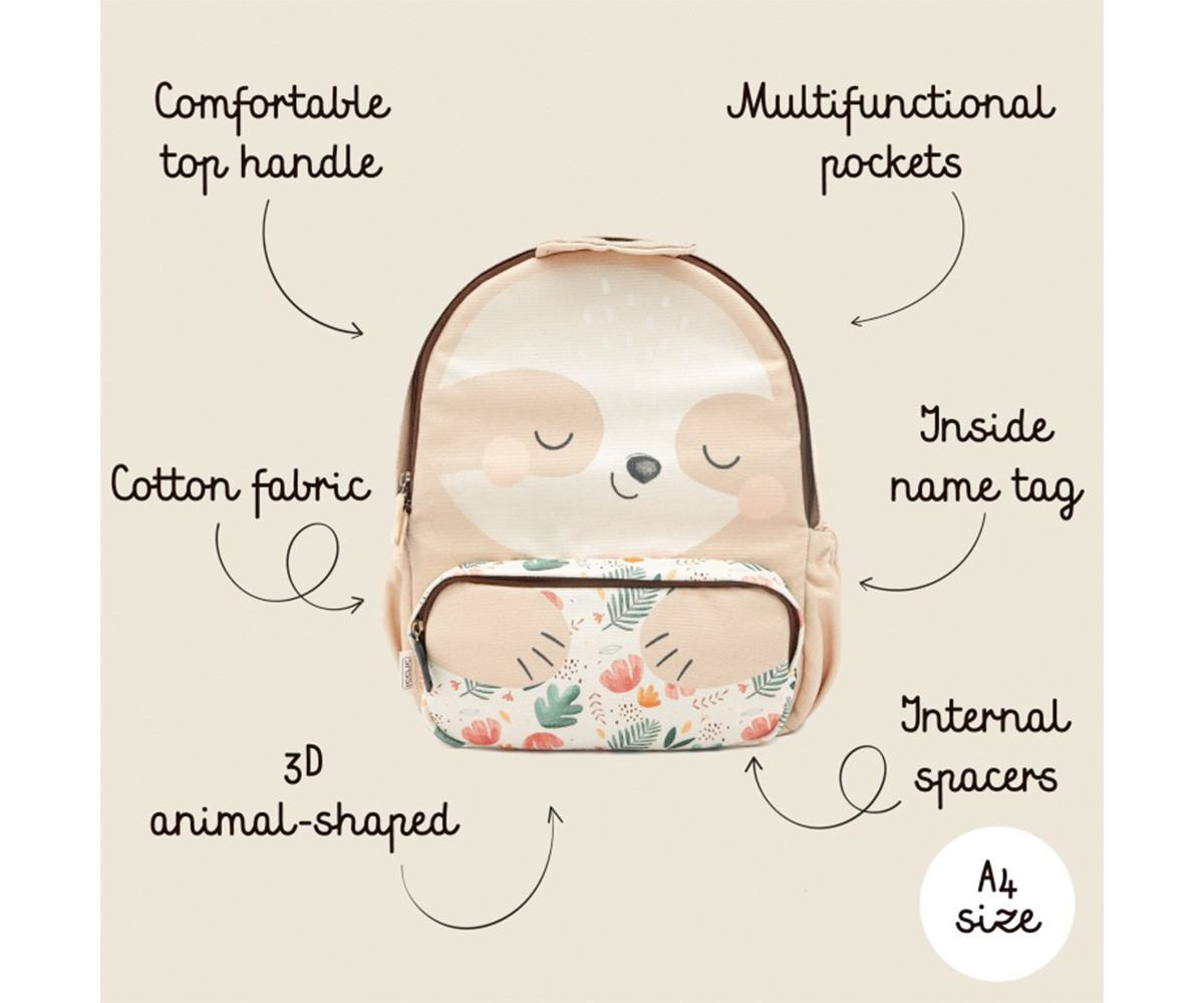 Mochila Grande Personalizable Perezoso
