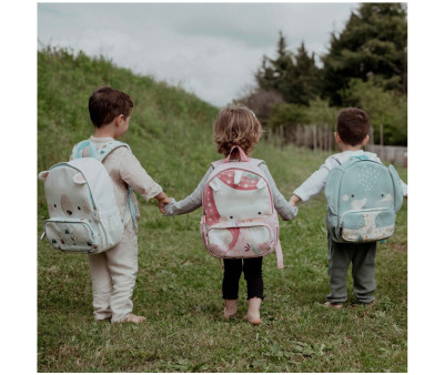 Mochila Grande Personalizable Oso Polar