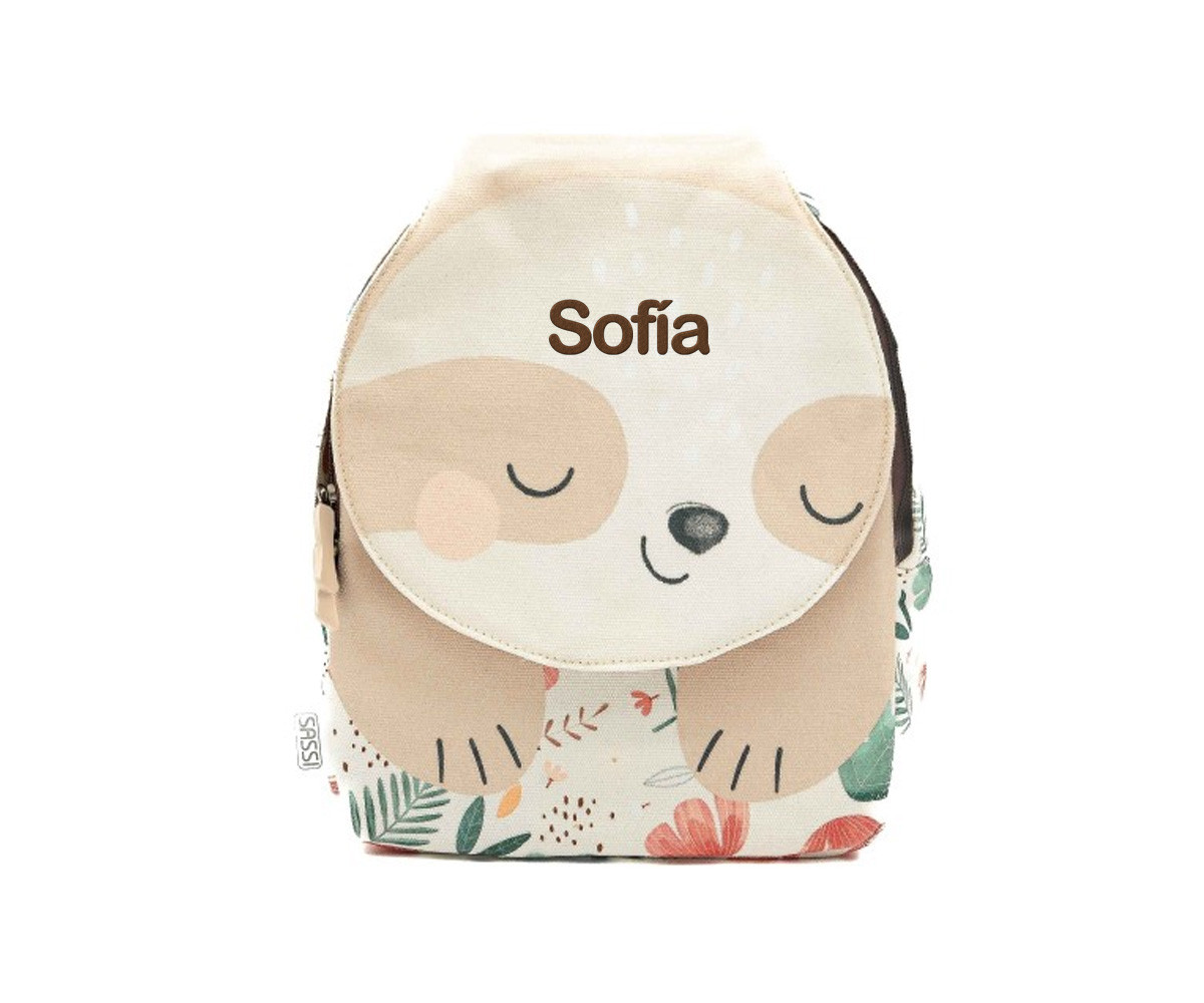 Mini Mochila Perezoso Personalizable