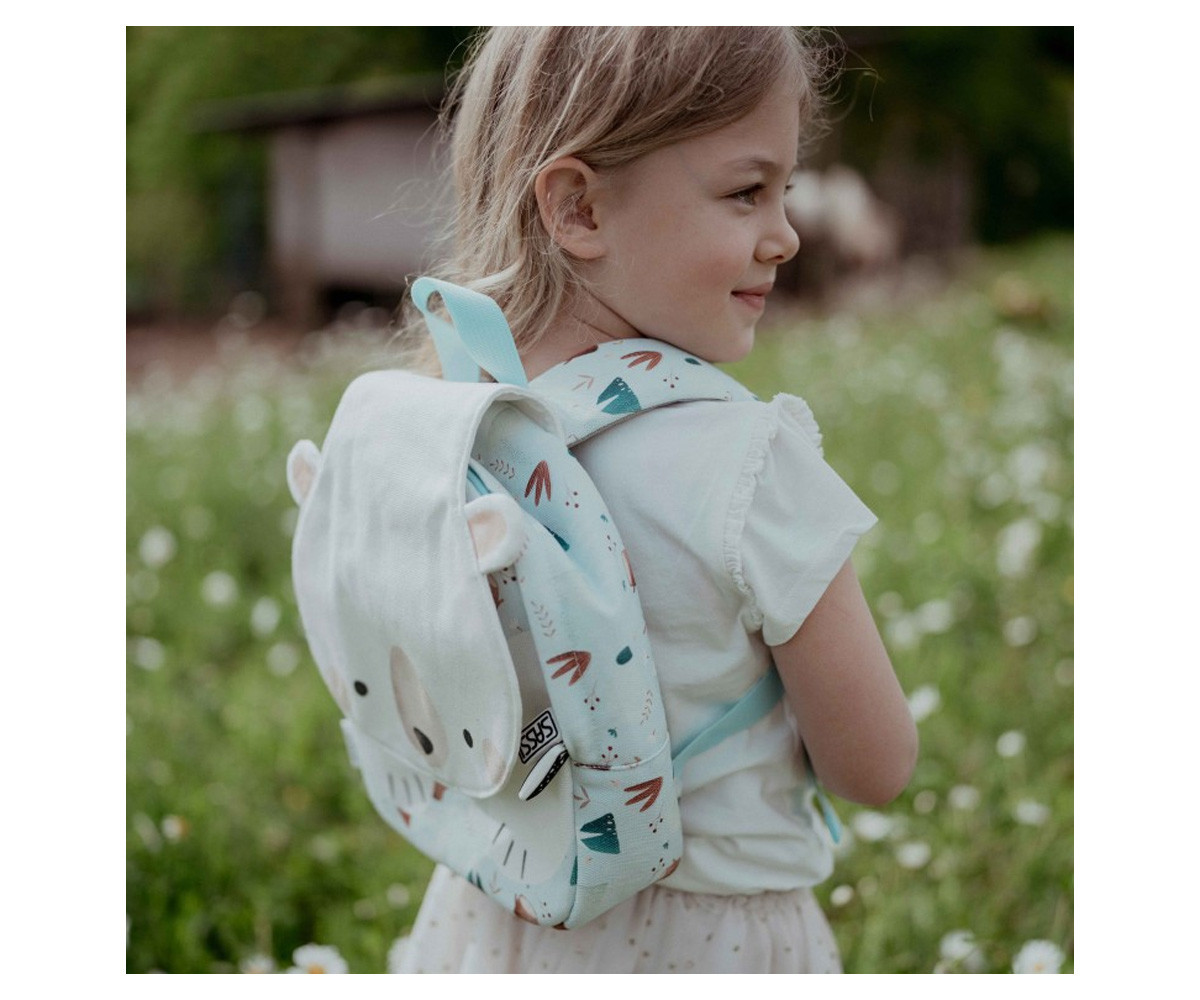 Mini Mochila Oso Polar Personalizable