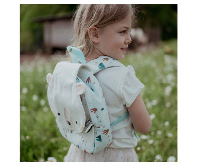 Mini Mochila Oso Polar Personalizable