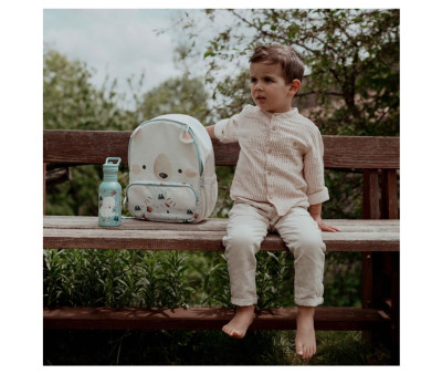 Botella Acero con Pajita Oso Polar 500ml