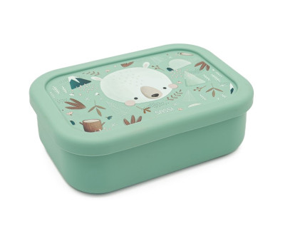 Caja Almuerzo de Silicona Oso Polar