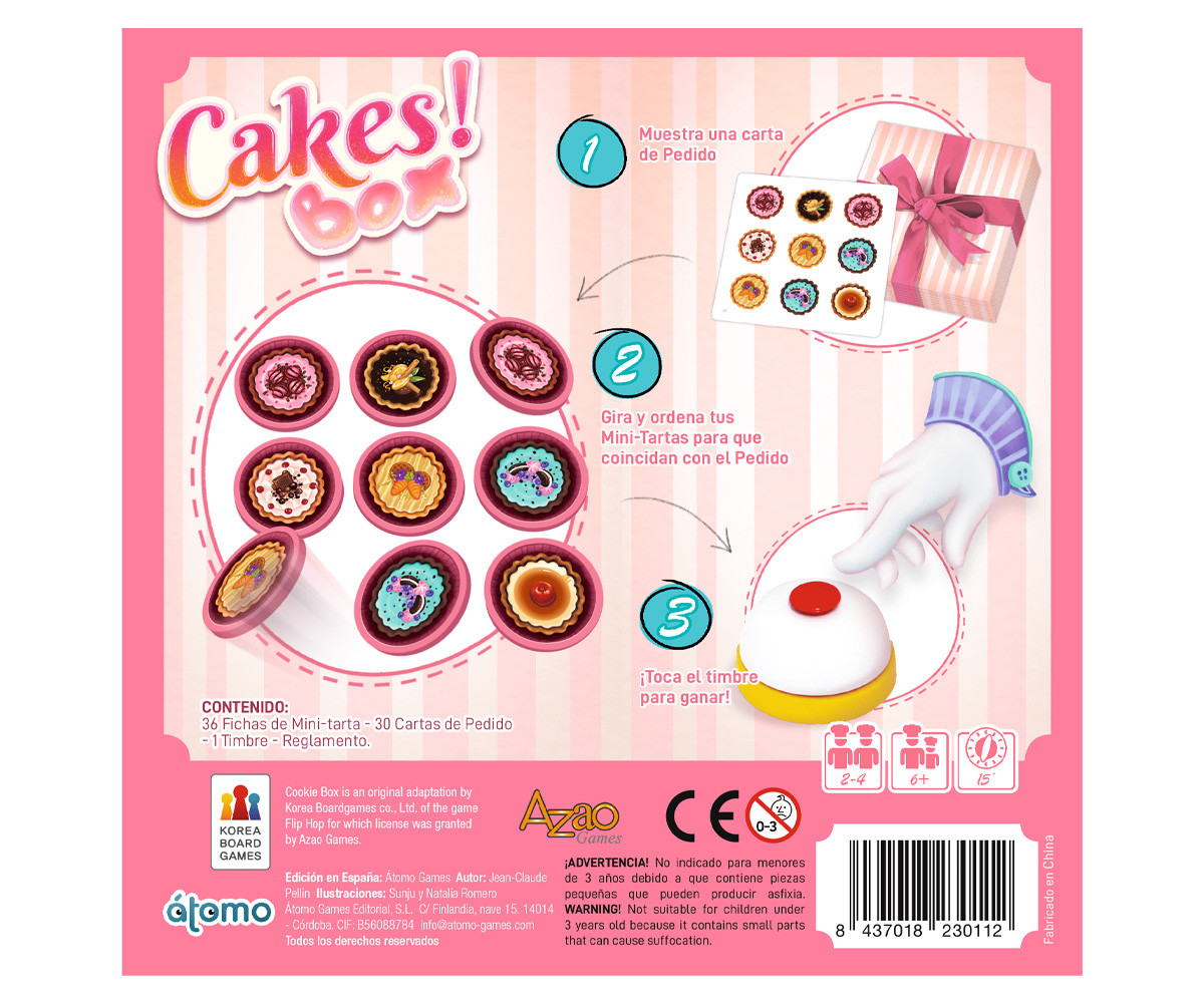 Juego de Mesa Cakes Box