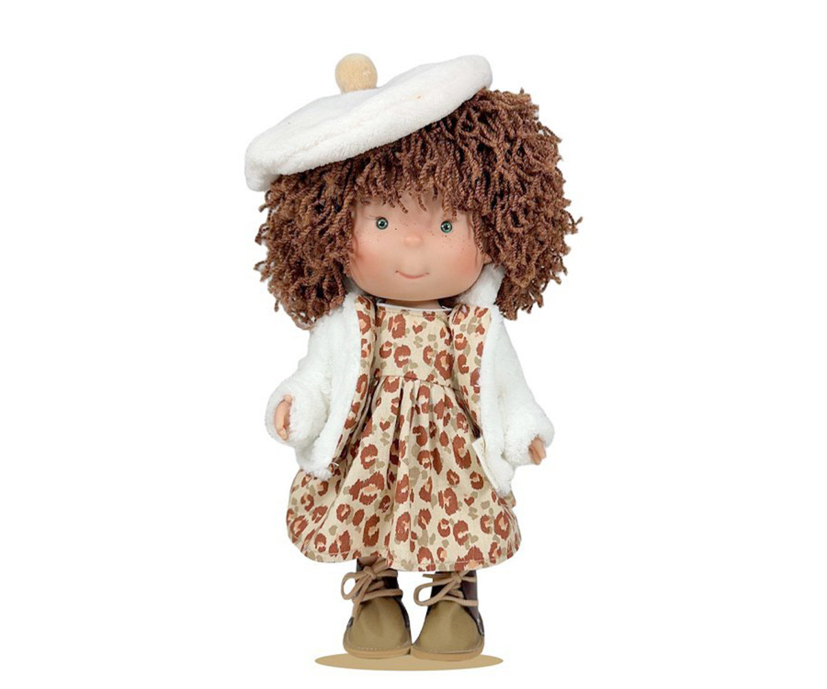 Muñeca Pippa Brown Wool 30cm