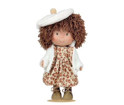 Muñeca Pippa Brown Wool 30cm