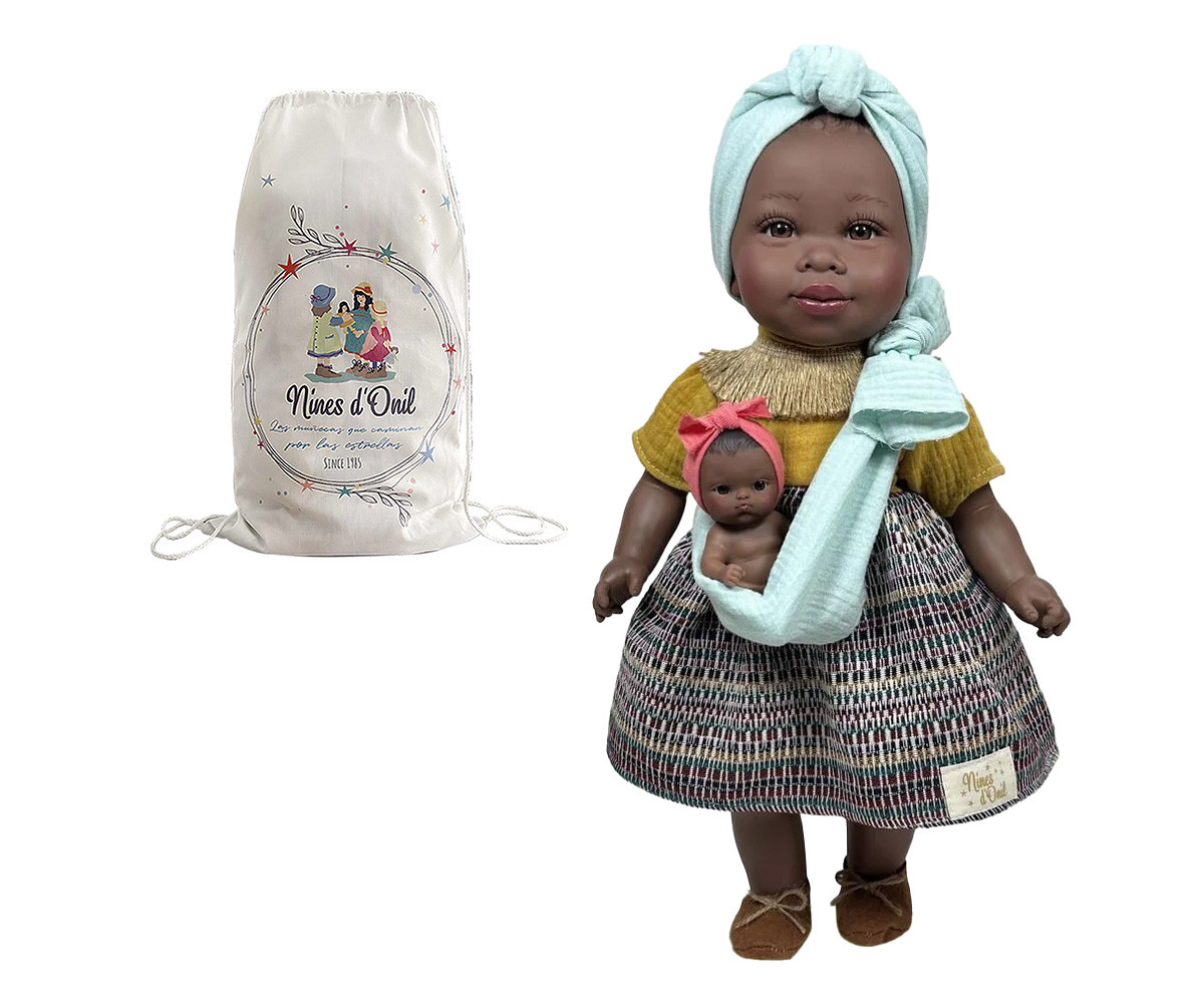 Muñeca María con Bebé Turquesa