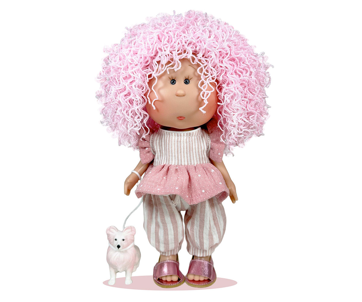 Muñeca Mia Pink Wool Pet