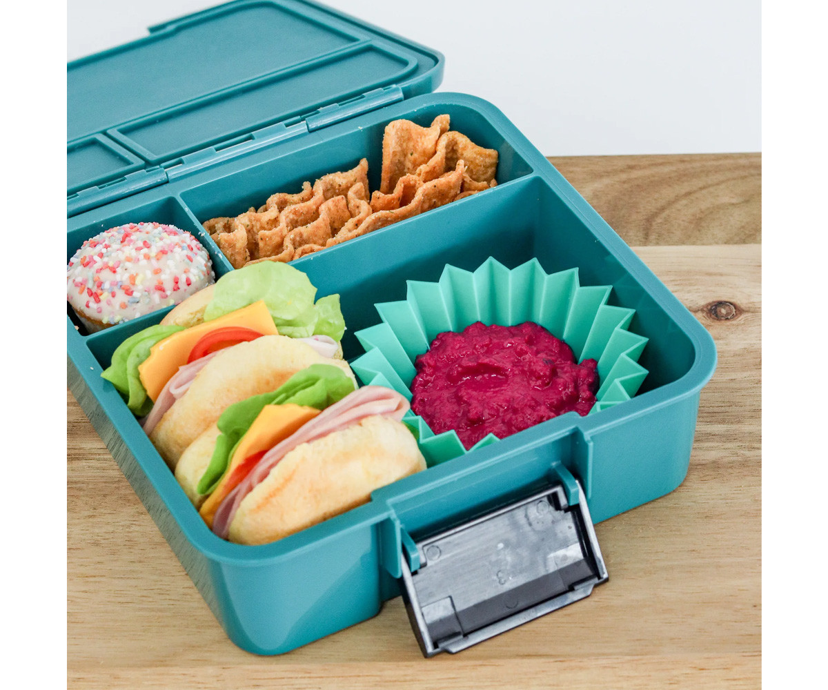 3 Divisori Jumbo per Lunch Box Blue