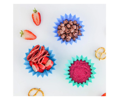 3 Divisori Jumbo per Lunch Box Blue