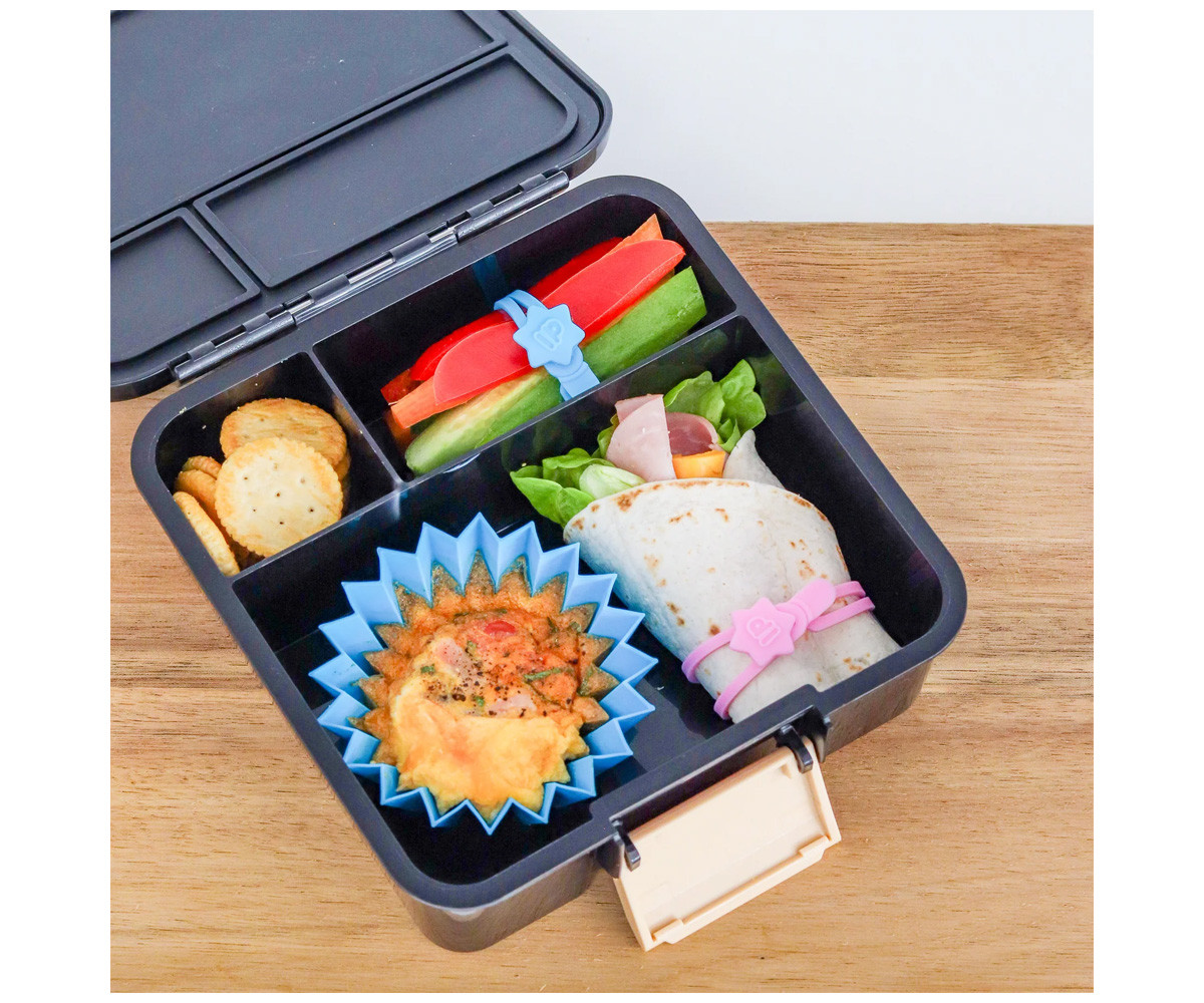 3 Divisori Jumbo per Lunch Box Blue