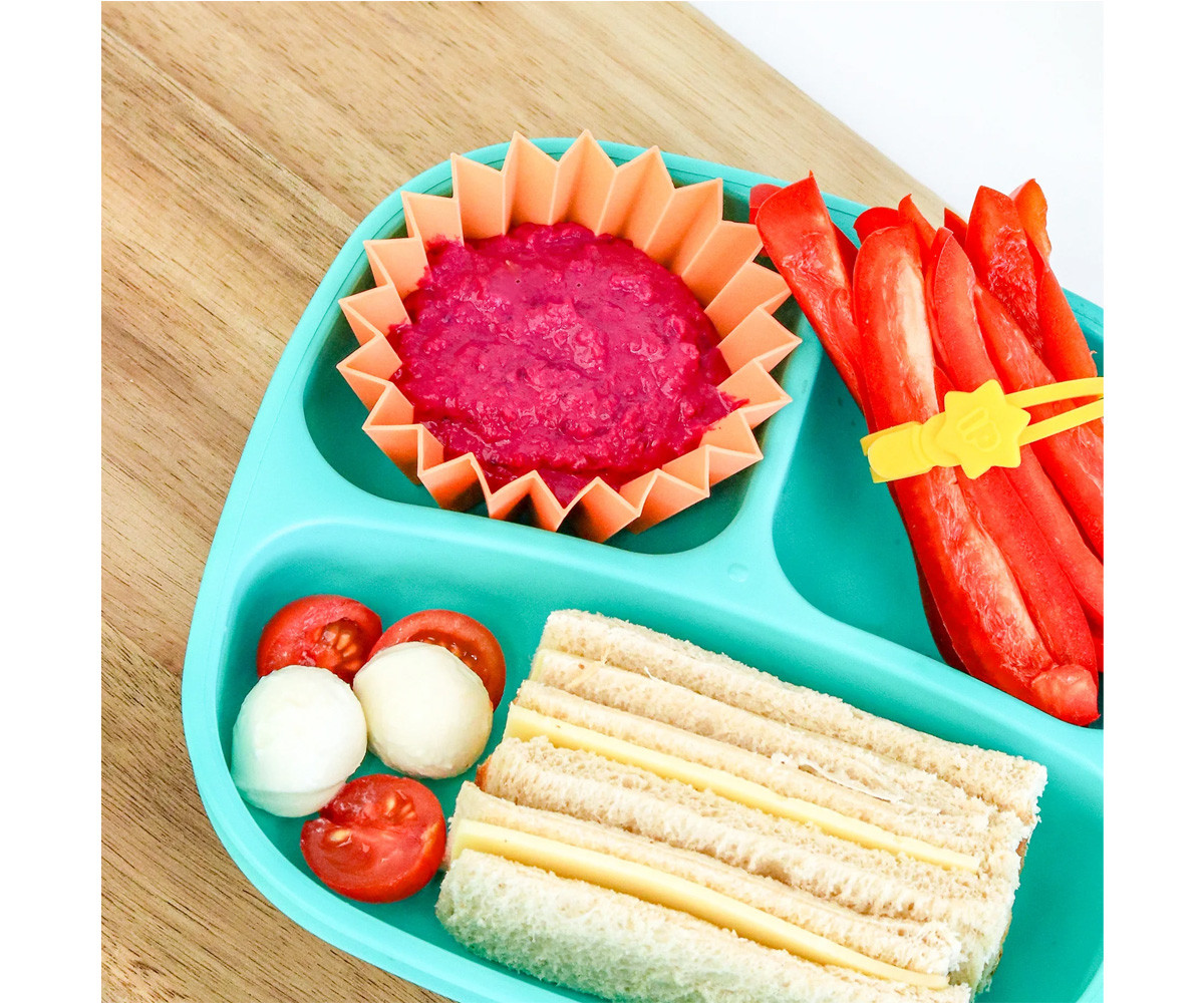 3 Divisori Jumbo per Lunch Box Yellow