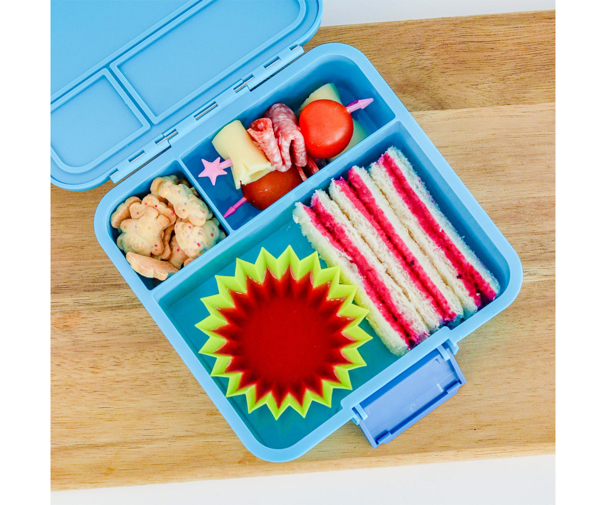 3 Divisori Jumbo per Lunch Box Yellow