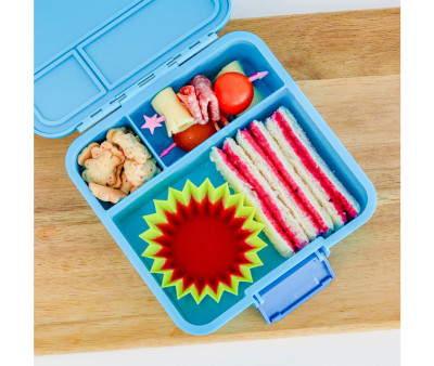 3 Divisori Jumbo per Lunch Box Yellow