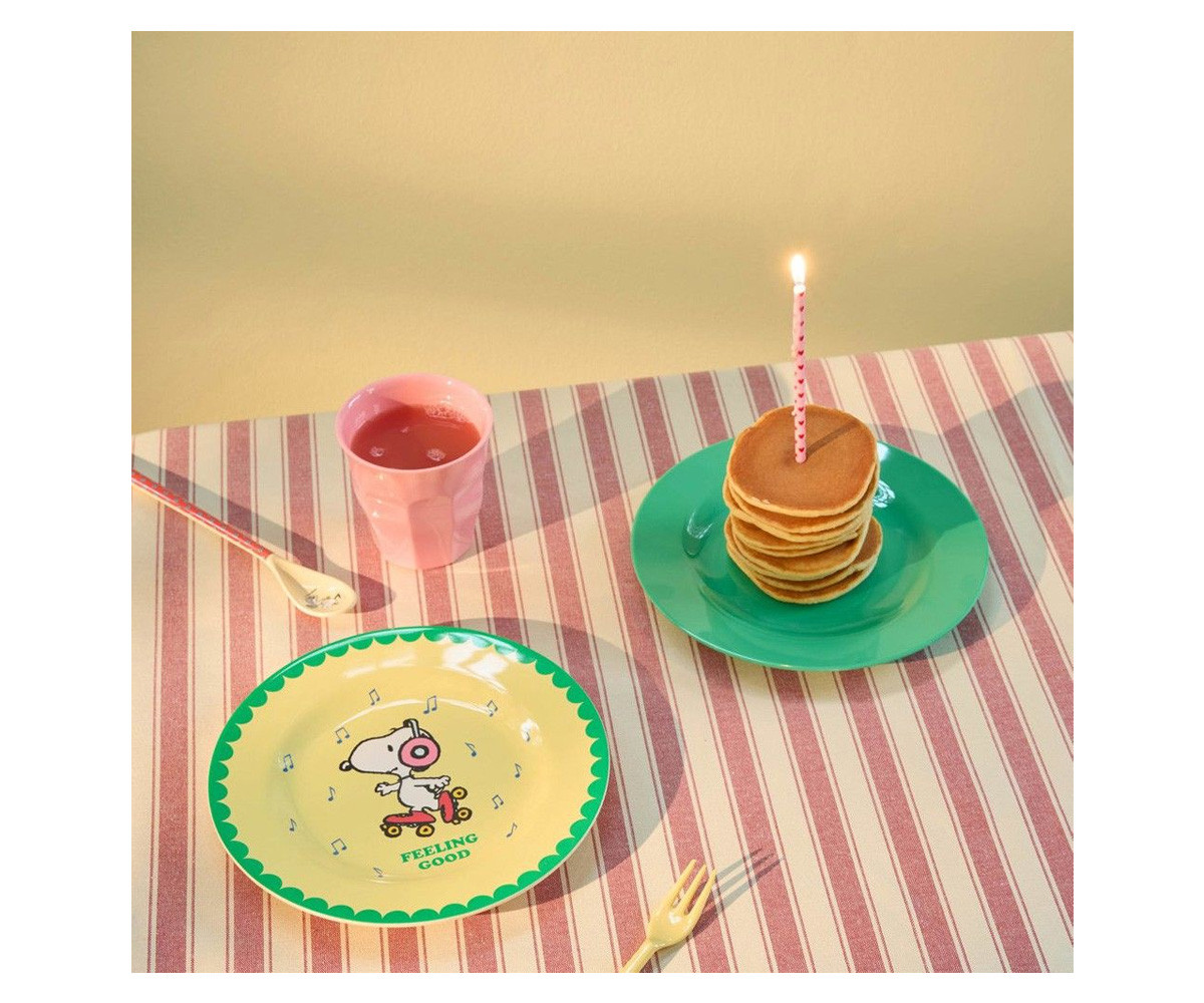 Plato de Melamina Snoopy Yellow