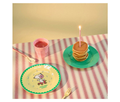 Plato de Melamina Snoopy Yellow